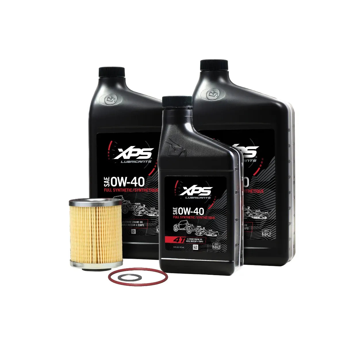 Kit de vidange d'huile XPS Can-Am 4T 0W40 synthétique ACE monocylindre 650 CC, 9779481