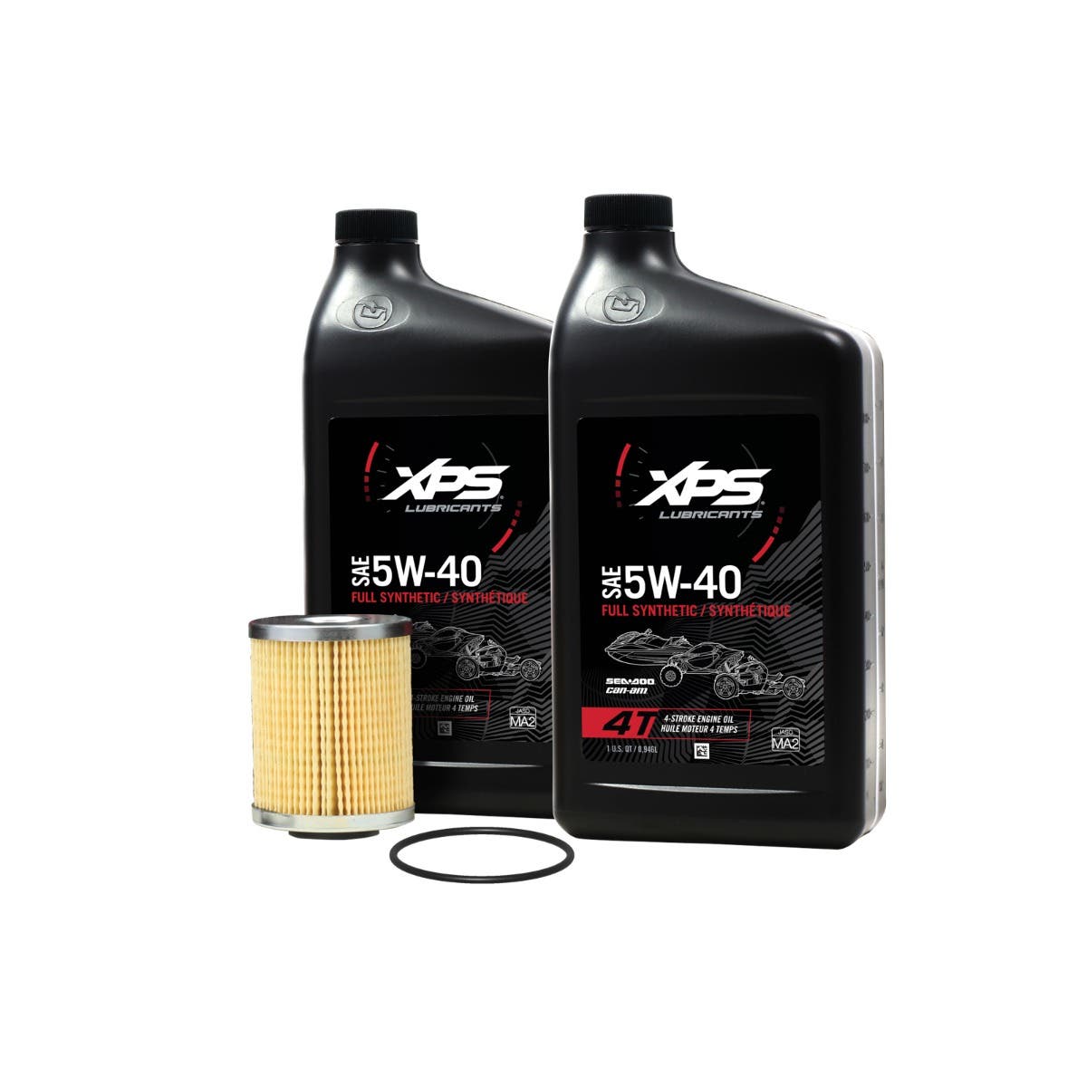 Sea-Doo 4T 5W-40 Full-Synthetic Blend Oil Change Kit For Rotax 900 Ace Engine