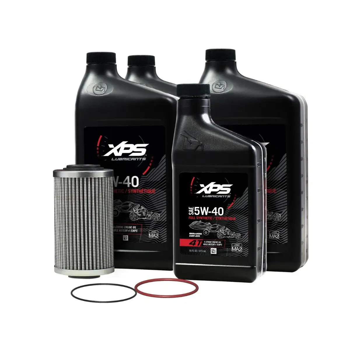 Sea-Doo 4T 5W-40 Full Synthetic Oil Change Kit For Engines Of 1500 Cc Or More