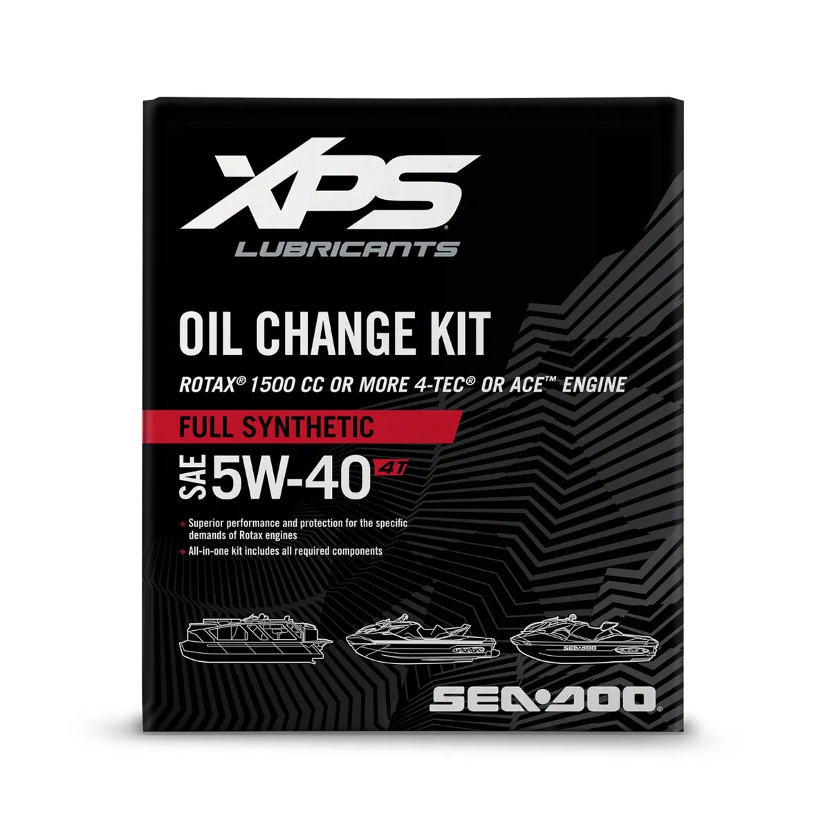 Sea-Doo 4T 5W-40 Full Synthetic Oil Change Kit For Engines Of 1500 Cc Or More