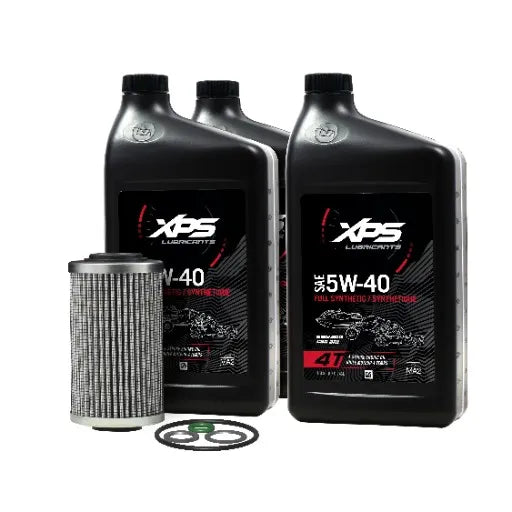 Kit de vidange d'huile entièrement synthétique XPS Can-Am 5W-40 pour Rotax 999T 5W40, 9779500