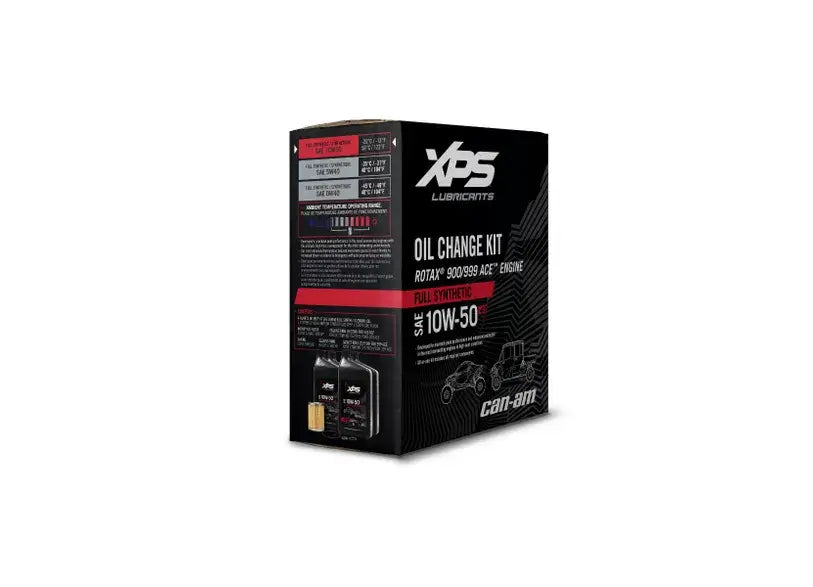 XPS Can-Am 4T 10W-50 Synthetic Oil  Change Kit for Rotax 900/999 Ace  Engine, 9779503