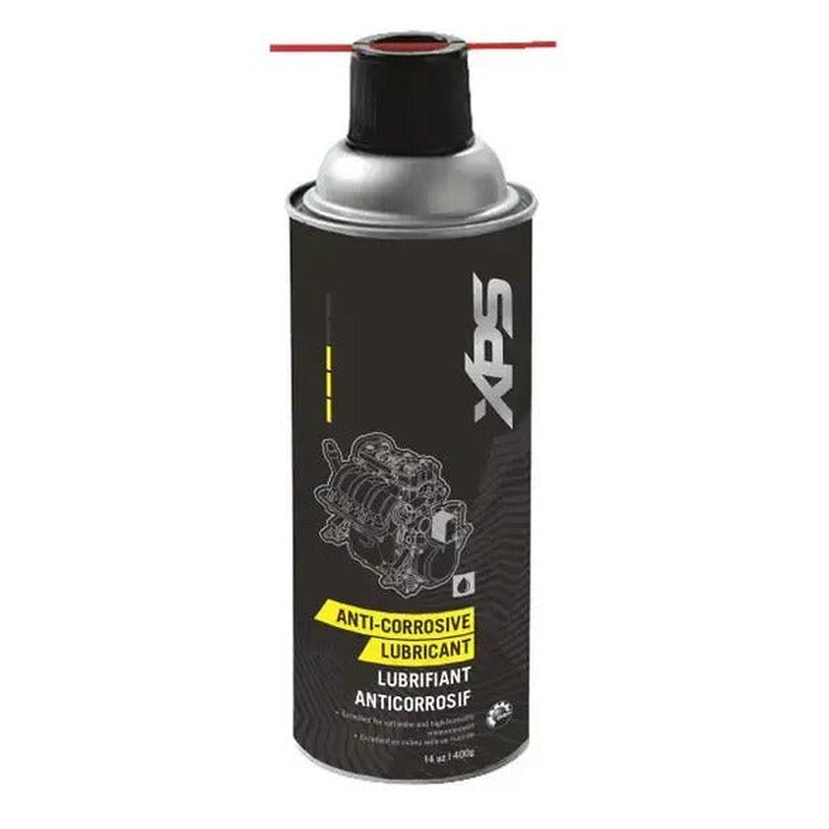 XPS Anti-Corrosive Lubricant spray can 14 oz black canister with red nozzle straw