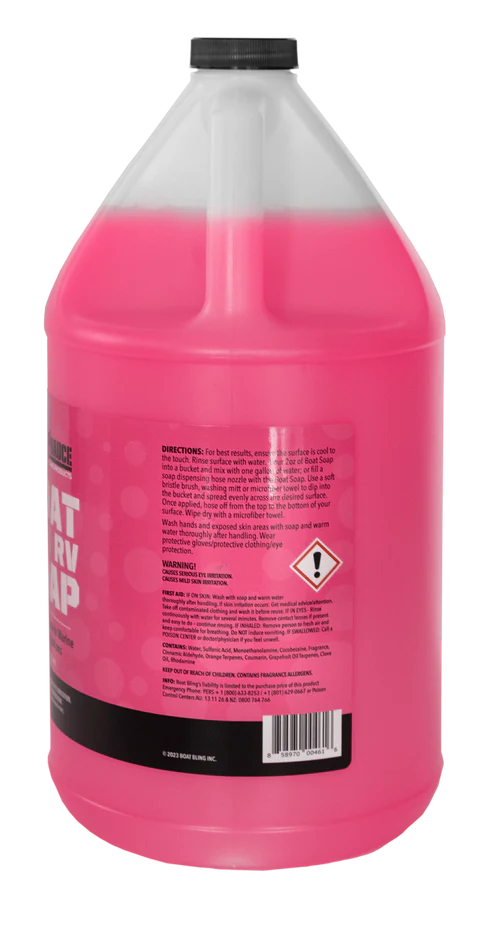 Boat Bling Boat and RV Soap Specialized Soap for Marine & RV Applications, 1 Gallon (128 Fl. Oz)