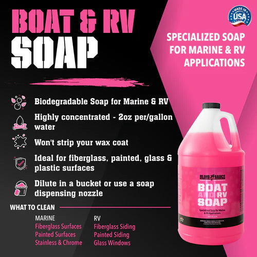 Boat Bling Boat and RV Soap Specialized Soap for Marine & RV Applications, 1 Gallon (128 Fl. Oz)