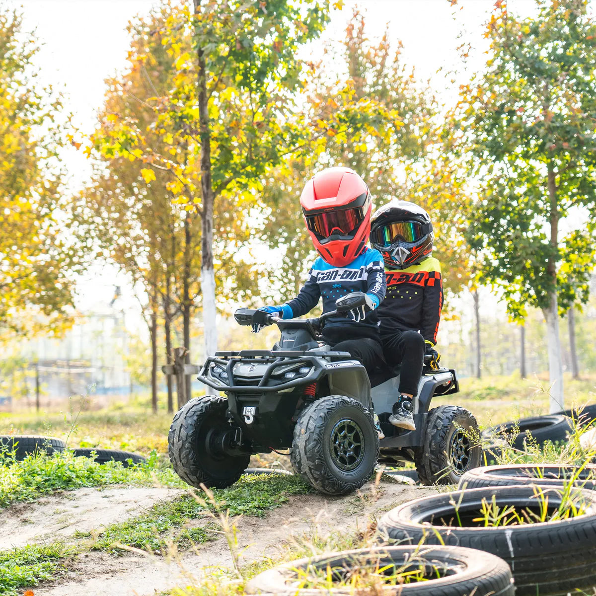 Can Am Outlander 24V Ride on ATV, 2 Seater, BLUE, FR9440-BLUE