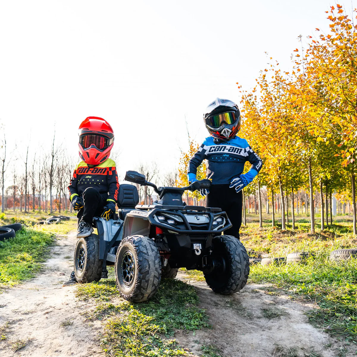Can Am Outlander 24V Ride on ATV, 2 Seater, BLUE, FR9440-BLUE