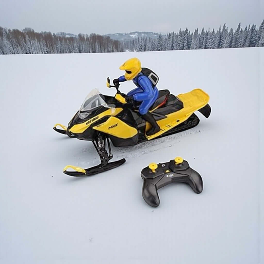 Ski-Doo 1:6 MXZ RC Blizzard Toy Snowmobile – Remote Controlled Winter Adventure Vehicle