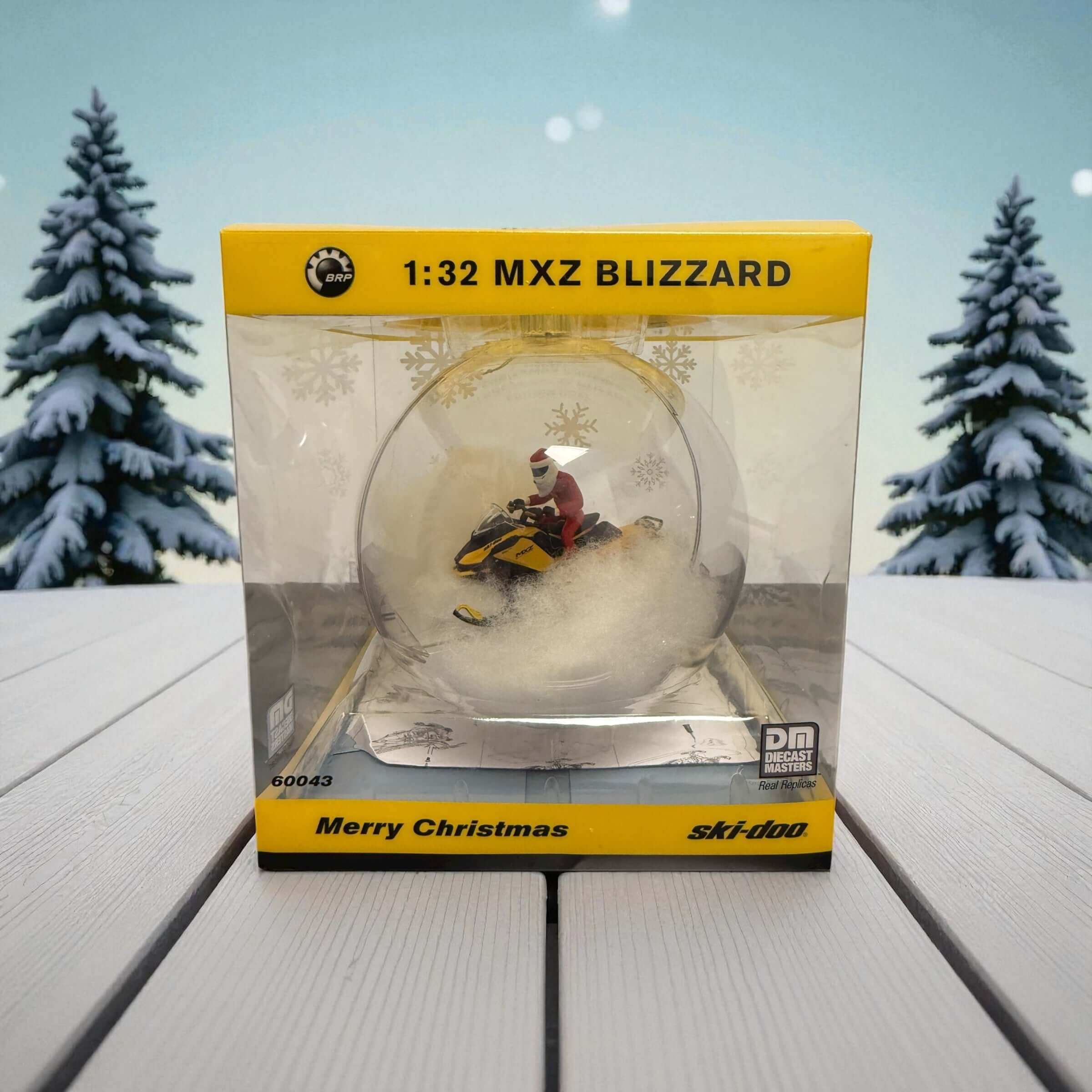 Ski-Doo 2026 Diecast Christmas Ornament 1:32 MXZ Blizzard – Limited Edition by Diecast Masters