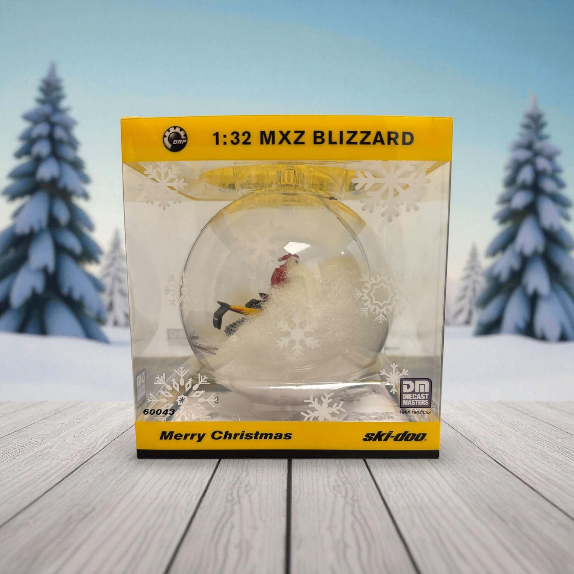 Ski-Doo 2026 Diecast Christmas Ornament 1:32 MXZ Blizzard – Limited Edition by Diecast Masters