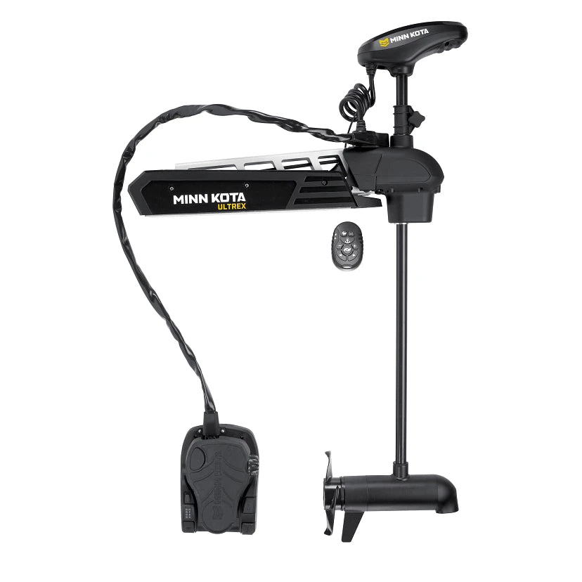 Minn Kota 1368890 Ultrex™ Bow Mount Freshwater Trolling Motor, 80 lbs. Thrust, 45" Shaft, 24 Volts w/Micro Remote, Foot Pedal & Dual Spectrum CHRP Sonar
