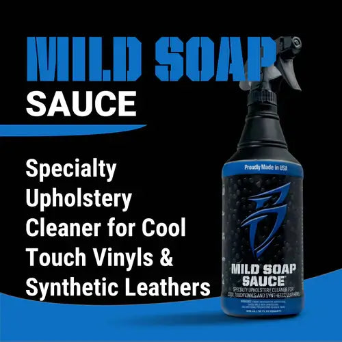 Bling Sauce Mild Soap Sauce Specialty Upholstery Cleaner for Cool Touch Vinyls & Synthetic Leathers 32oz, MSC00946