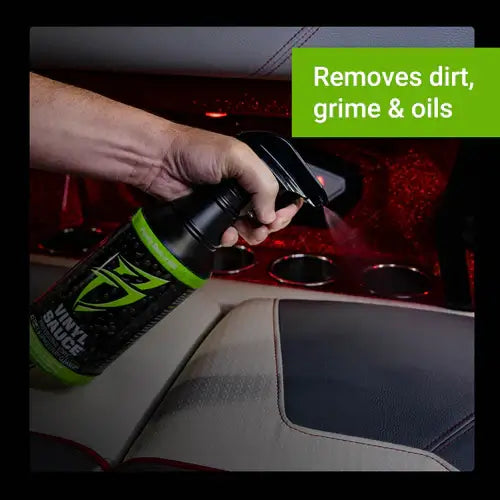 Bling Sauce Vinyl Sauce Professional Vinyl Upholstery Cleaner Black, 32oz VSC00946