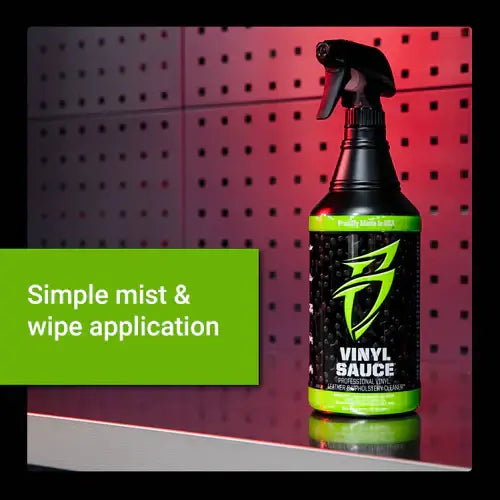 Bling Sauce Vinyl Sauce Professional Vinyl Upholstery Cleaner Black, 32oz VSC00946