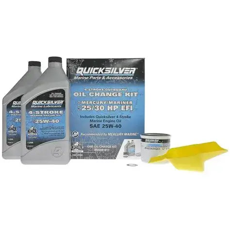 Quicksilver 25W-40 Oil Change Kit for 25/30 HP kit view
