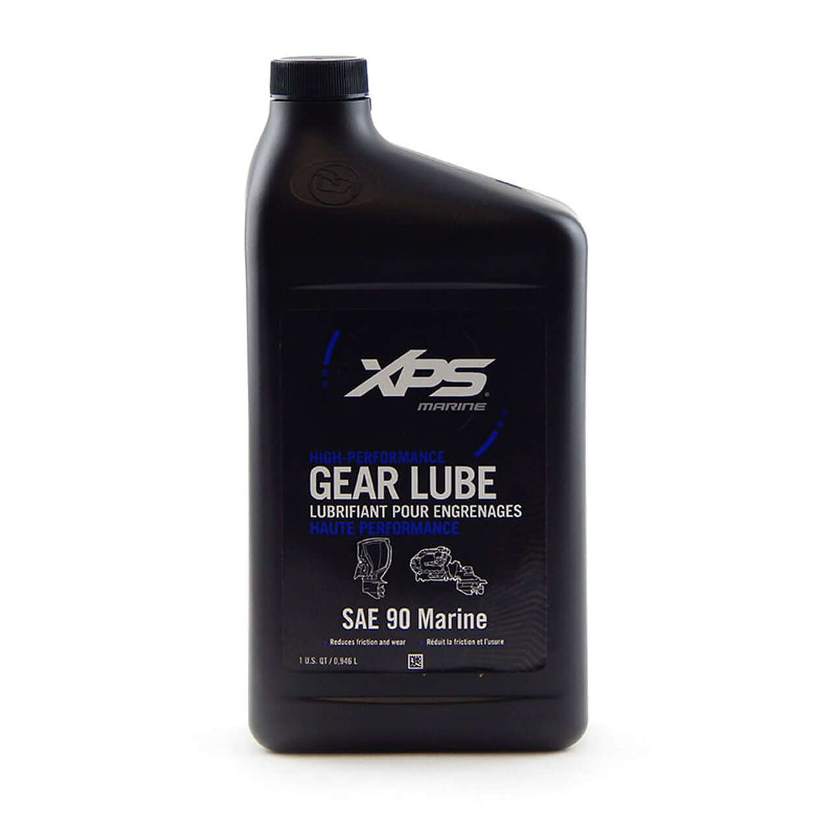 XPS Marine SAE 90 high-performance gear lube 1 quart bottle for Evinrude Johnson outboards, 779480