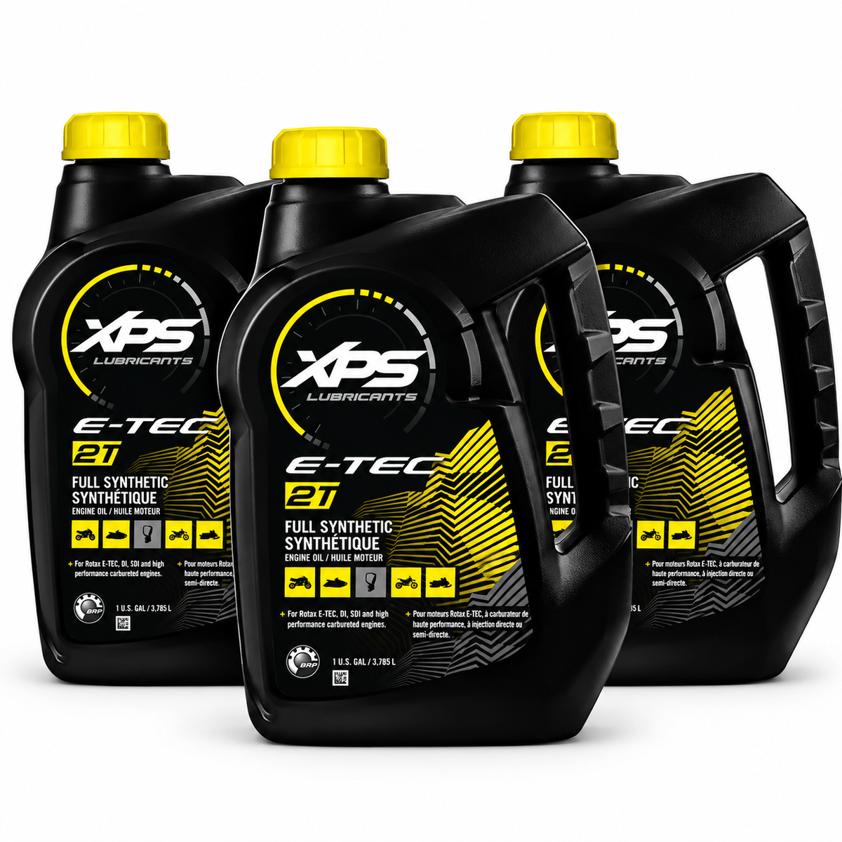 XPS Ski-Doo 2T E-TEC synthetic oil, 3 US gallon case, 9779127 X 3