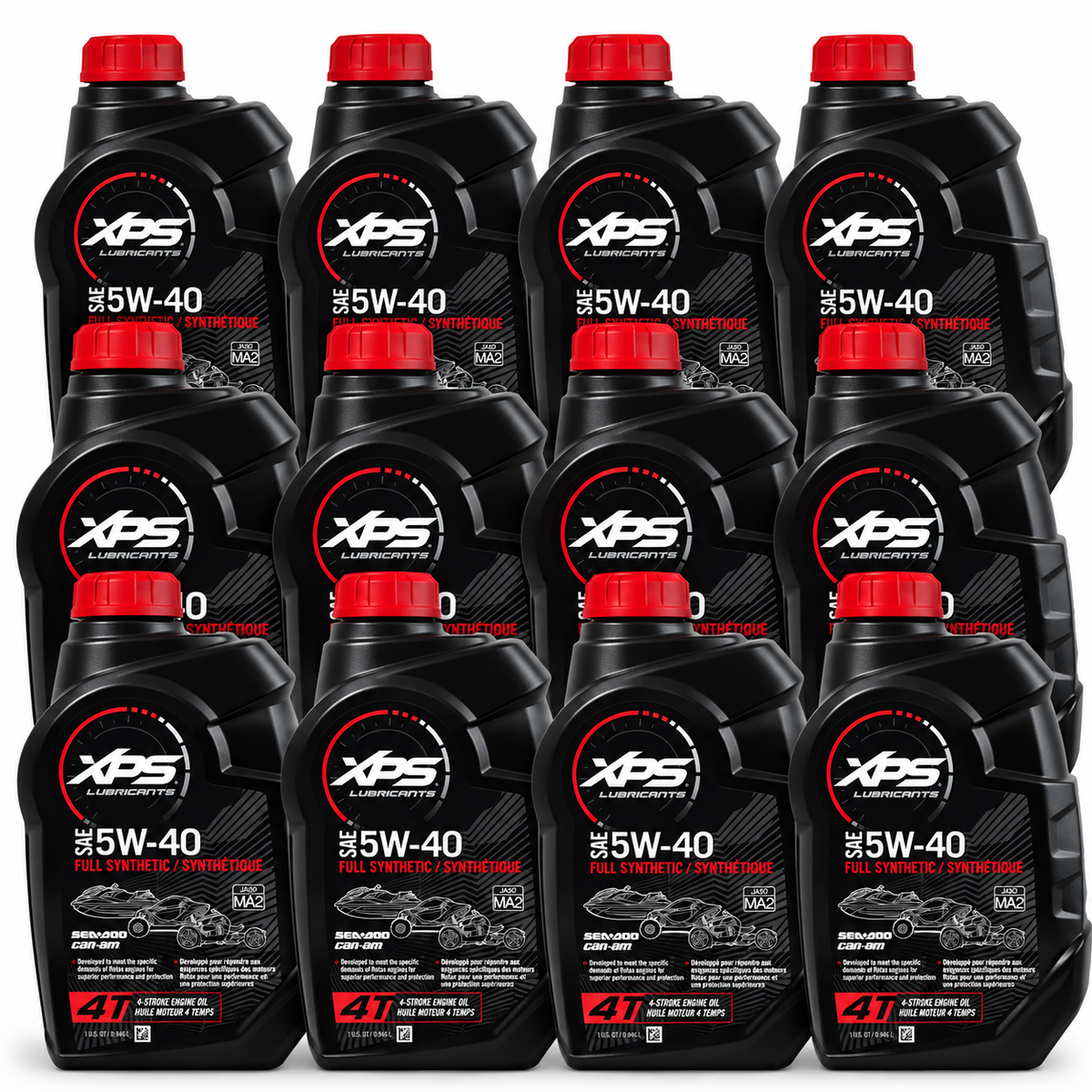 XPS 4T 5W-40 full synthetic oil, case of 12 quarts, 9779492 X 12