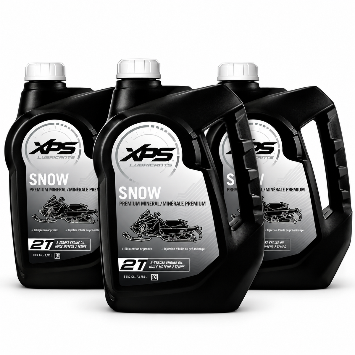 XPS Ski-Doo 2T Premium Mineral Oil, 3 US gallon case, 9779120 X 3