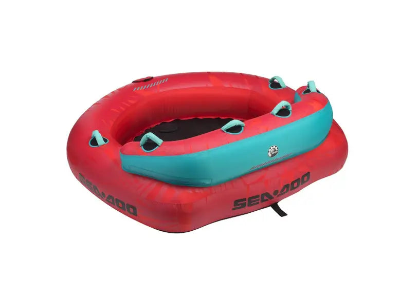 Sea-Doo 2-Person Sit-In Towable Tube 68" x 67". Dual Tow Points – B107090000