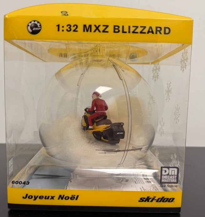 Ski-Doo MXZ Blizzard Diecast Christmas Ornament 1:32