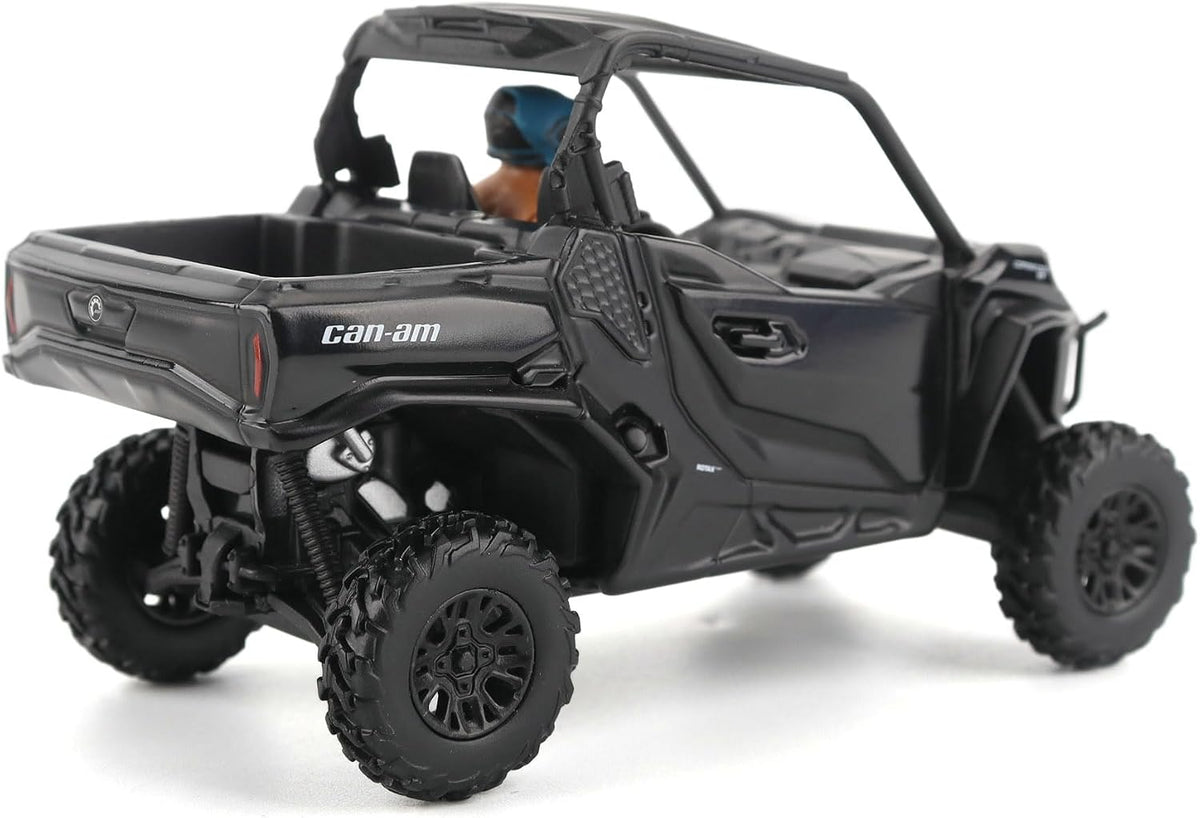 Diecast Masters Can-Am Commander XT 1000R 1:32 diecast model in black #60030, rear three-quarter view