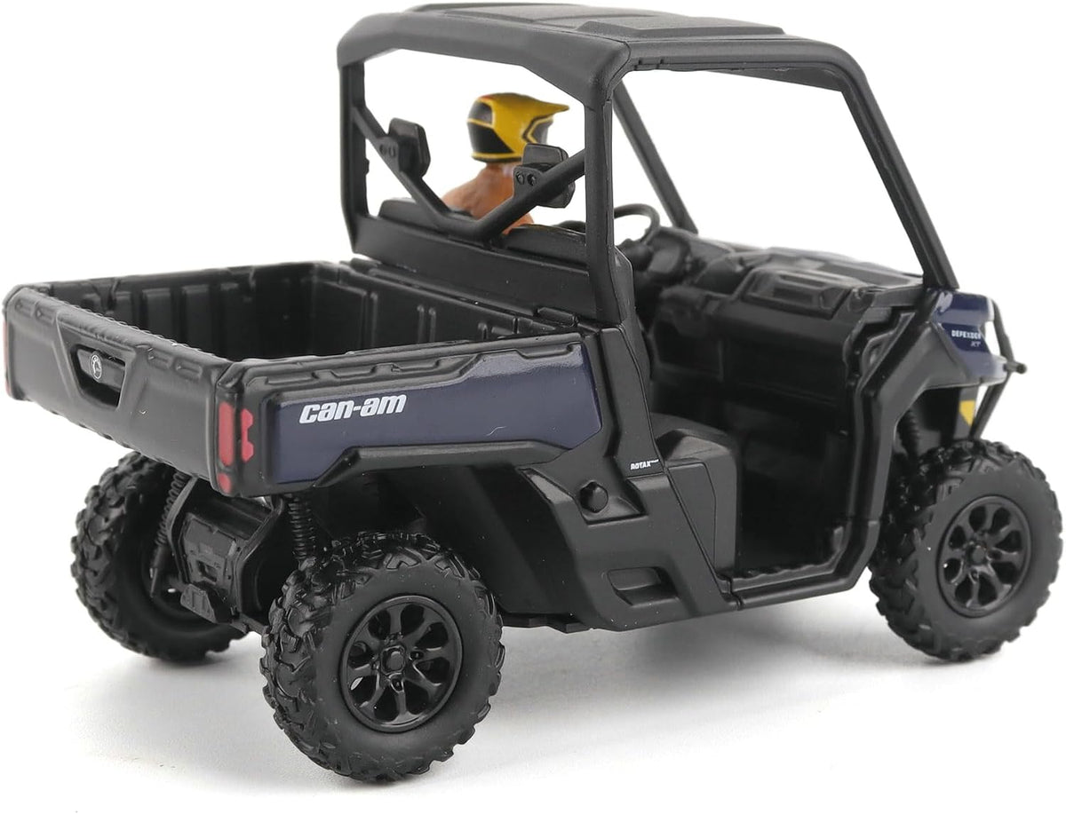 Diecast Masters Can-Am Defender XT HD9 1:32 diecast model in navy #60032, rear three-quarter view