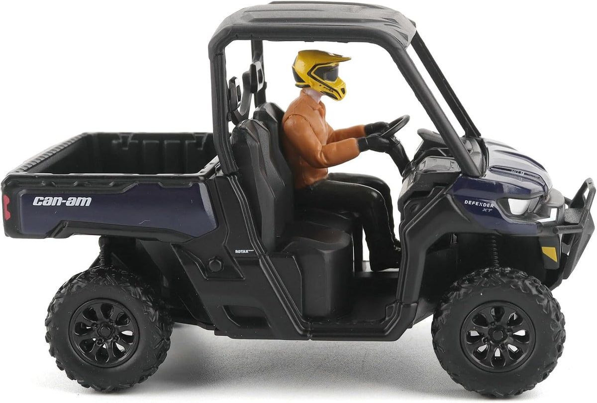 Diecast Masters Can-Am Defender XT HD9 1:32 diecast model in navy #60032, right side profile