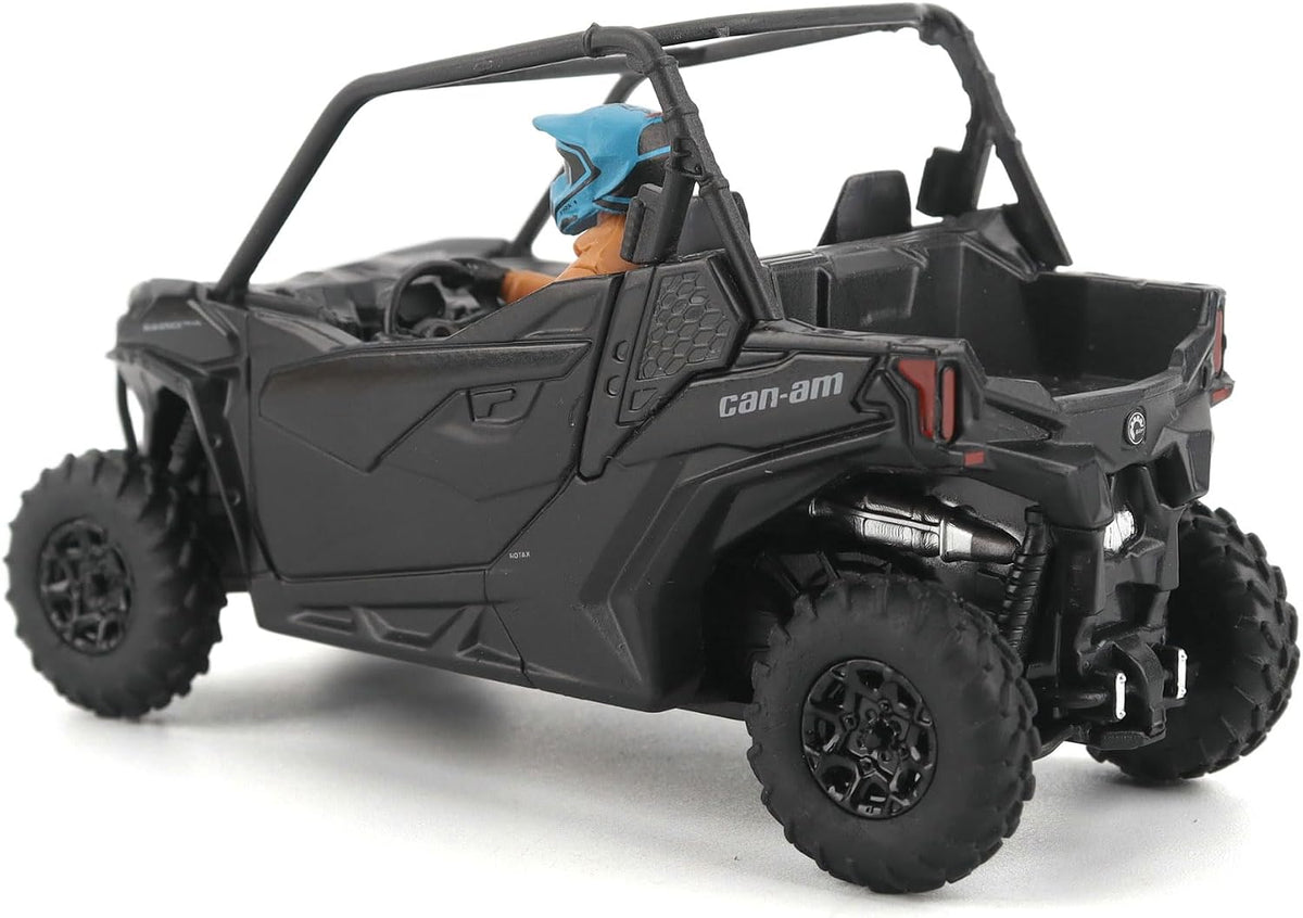 Diecast Masters Can-Am Maverick Trail DPS 1000 1:32 diecast model in black #60028, rear three-quarter view