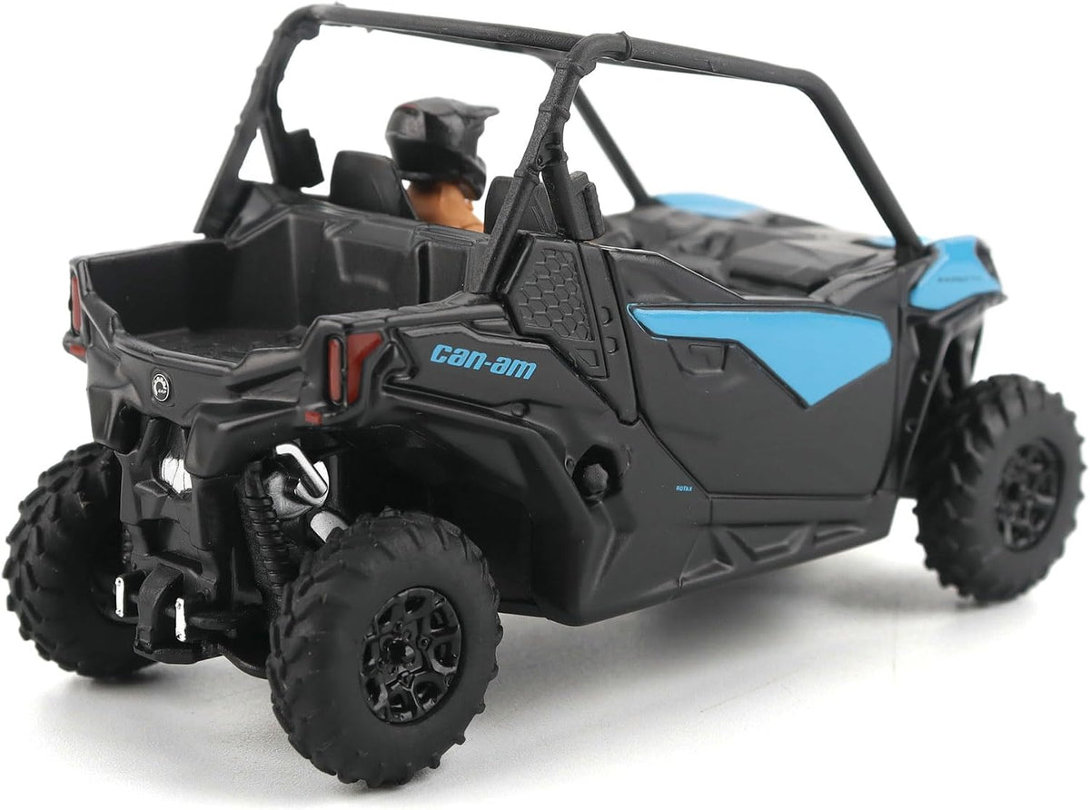 Diecast Masters Can-Am Maverick Trail DPS 1000 1:32 diecast model in blue #60027, rear three-quarter view