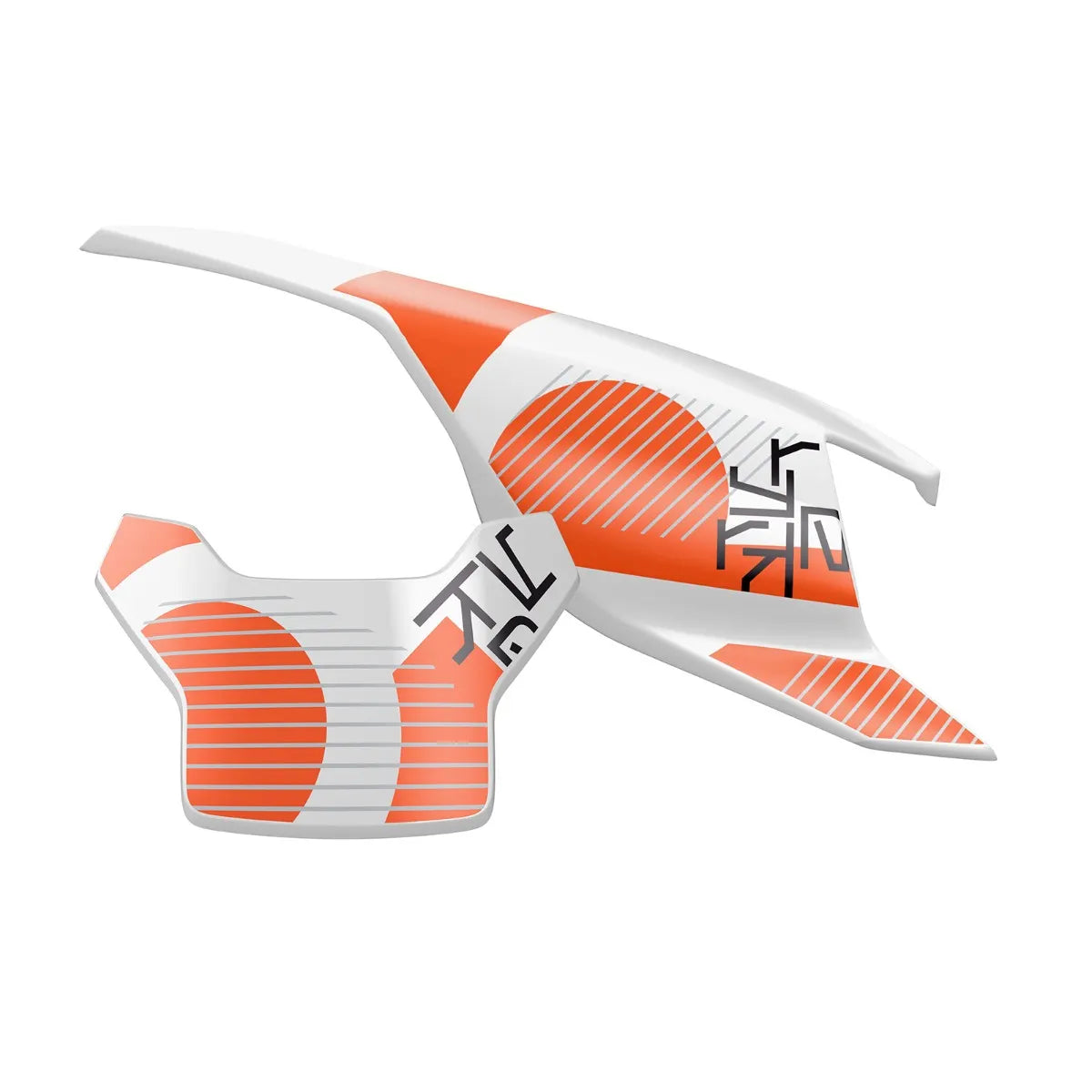 Can-Am Ryker Exclusive Panel Kit in Cyber Orange, side panels and hood accent, 219401279