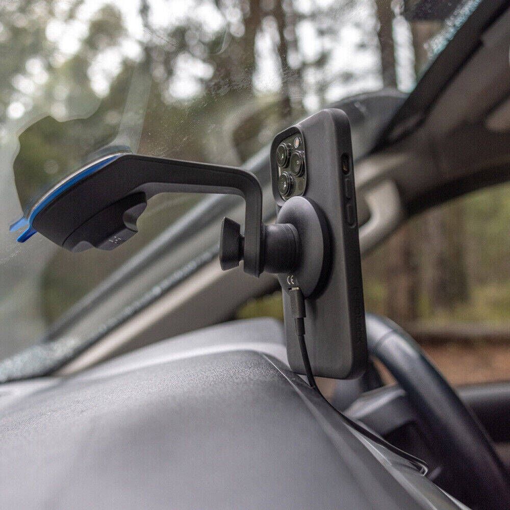 Tête de chargement sans fil Quad Lock pour voiture/bureau, QLH-WCH-2