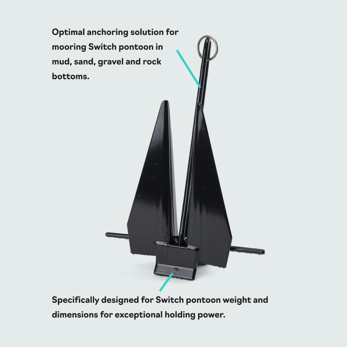 Sea-Doo Anchor Kit for Switch Pontoon Boats - Complete Folding Anchor System, 295100821