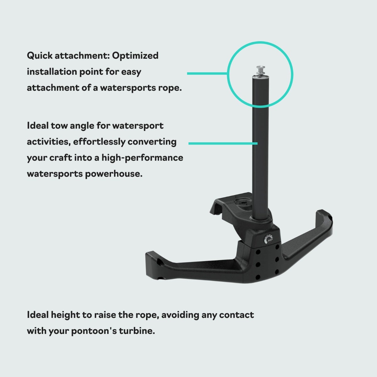 Sea-Doo Wake and Ski Pylon Watersports System Switch Models - High-Rise Tow Point, 295100971