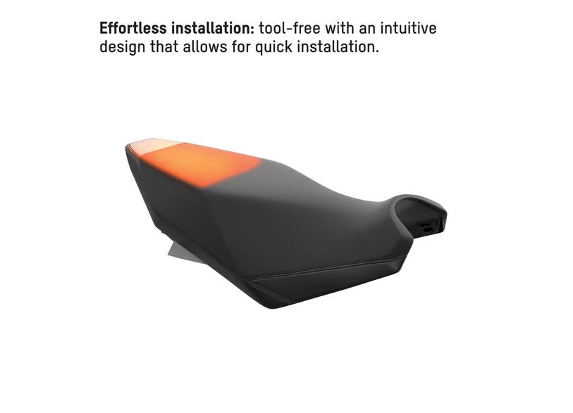 Ski-Doo Trail Narrow Heated Seat 860202819, tool-free installation