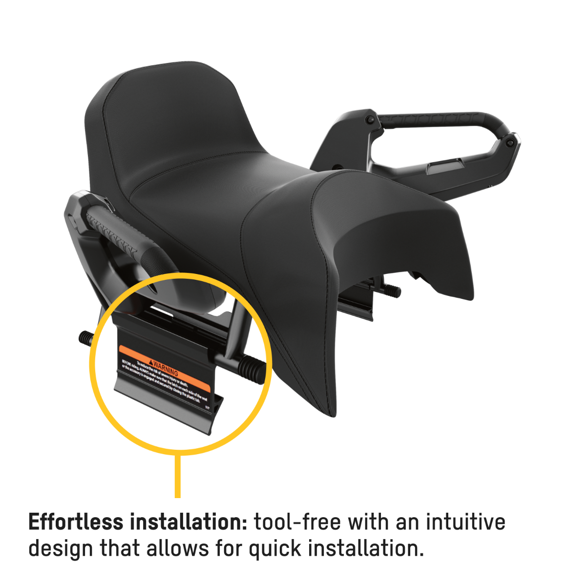 Ski-Doo WideTrack 2-up Seat 860202037, easy installation