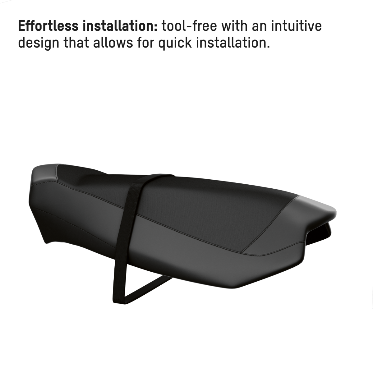 Ski-Doo Trail Short 2-up Seat 860201314, easy installation