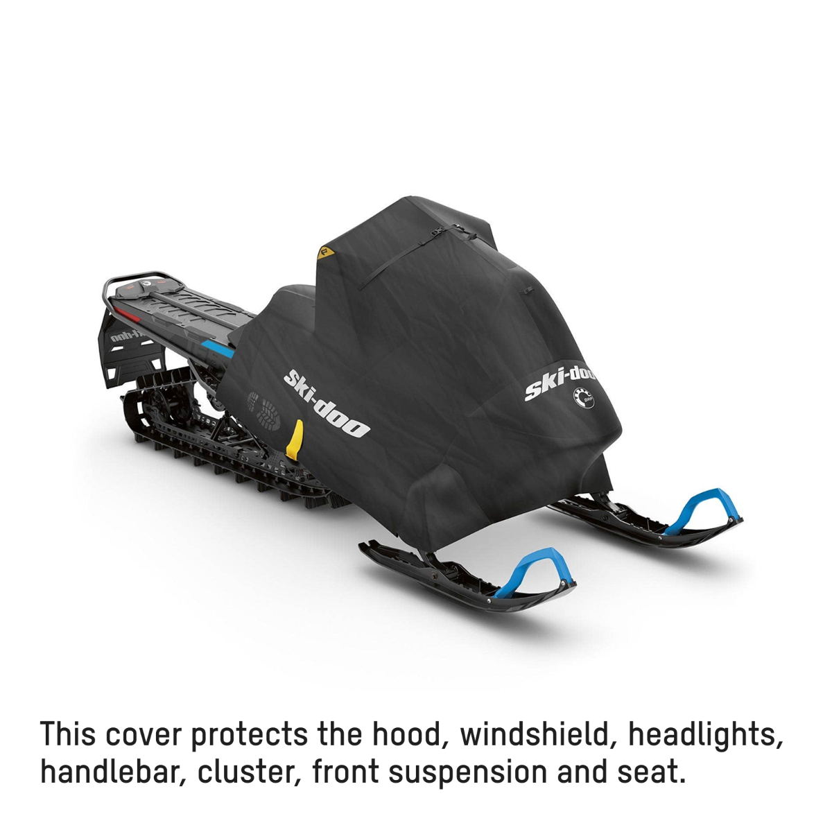 Ski-Doo Ride On Cover (ROC) System, REV Gen5 (Deep Snow), alternate view, 860202918