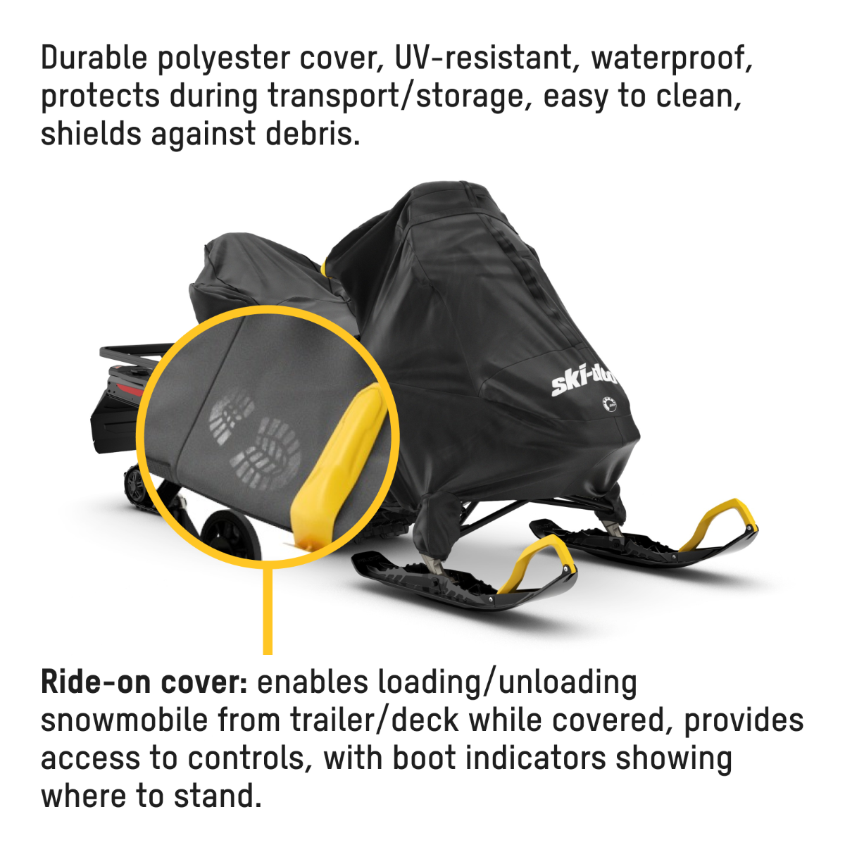 Ski-Doo Ride On Cover (ROC) System for REV Gen5 20", alternate view 1, 860202854