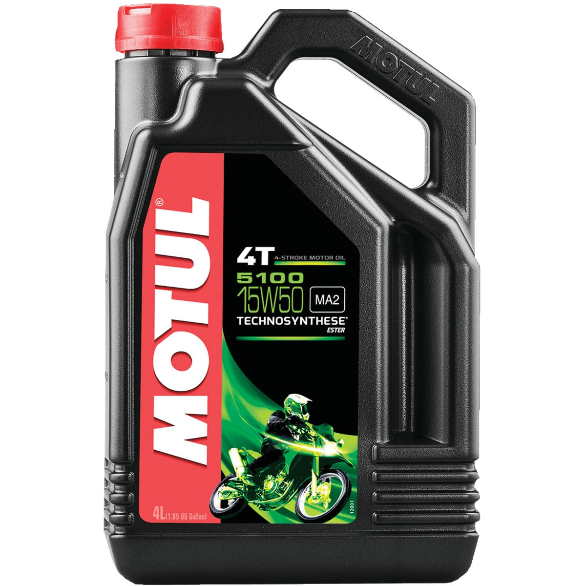 Motul 5100 Ester 15W50 Synthetic Blend Engine Oil - Motorcycle Performance
