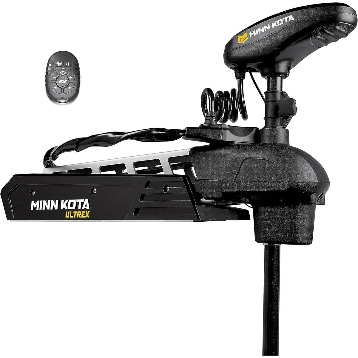 Minn Kota Ultrex bow mount trolling motor with foot pedal and wireless remote