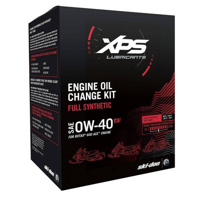 XPS Ski-Doo 4T 0W-40 Synthetic Oil Change Kit For Rotax 1200 4-tec Engine, 9779255