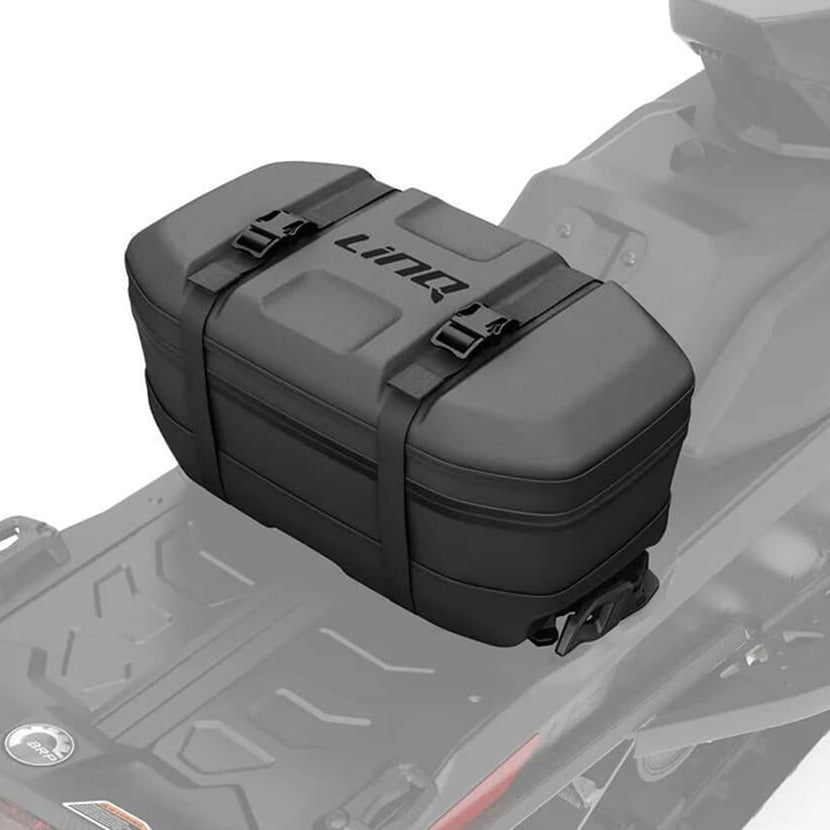 Ski-Doo LinQ 4.5 US Gal (17 L) Trail Expandable Bag in Black, 860202895