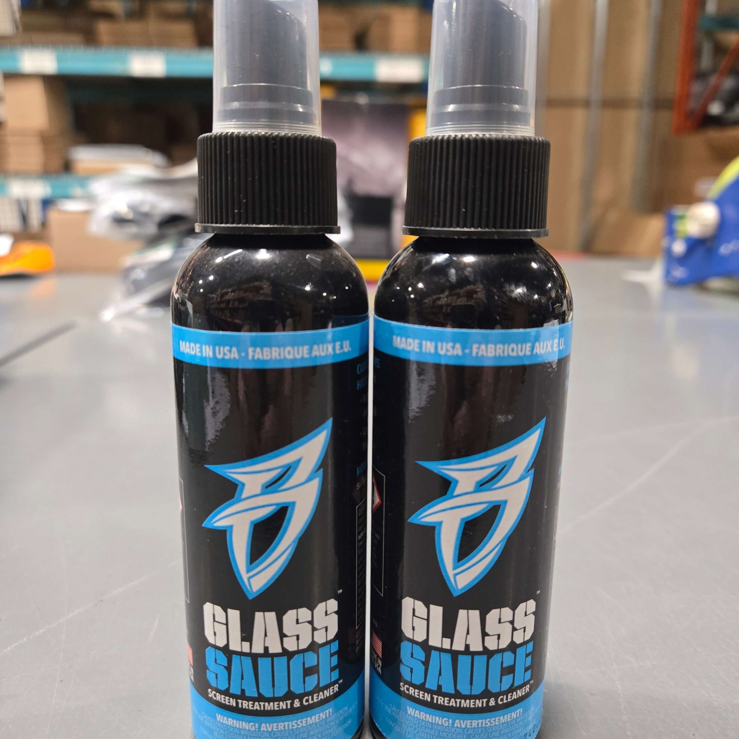 Bling Sauce Glass Sauce Glass Treatment & Cleaner, 2 UNITS, 4 Oz Each
