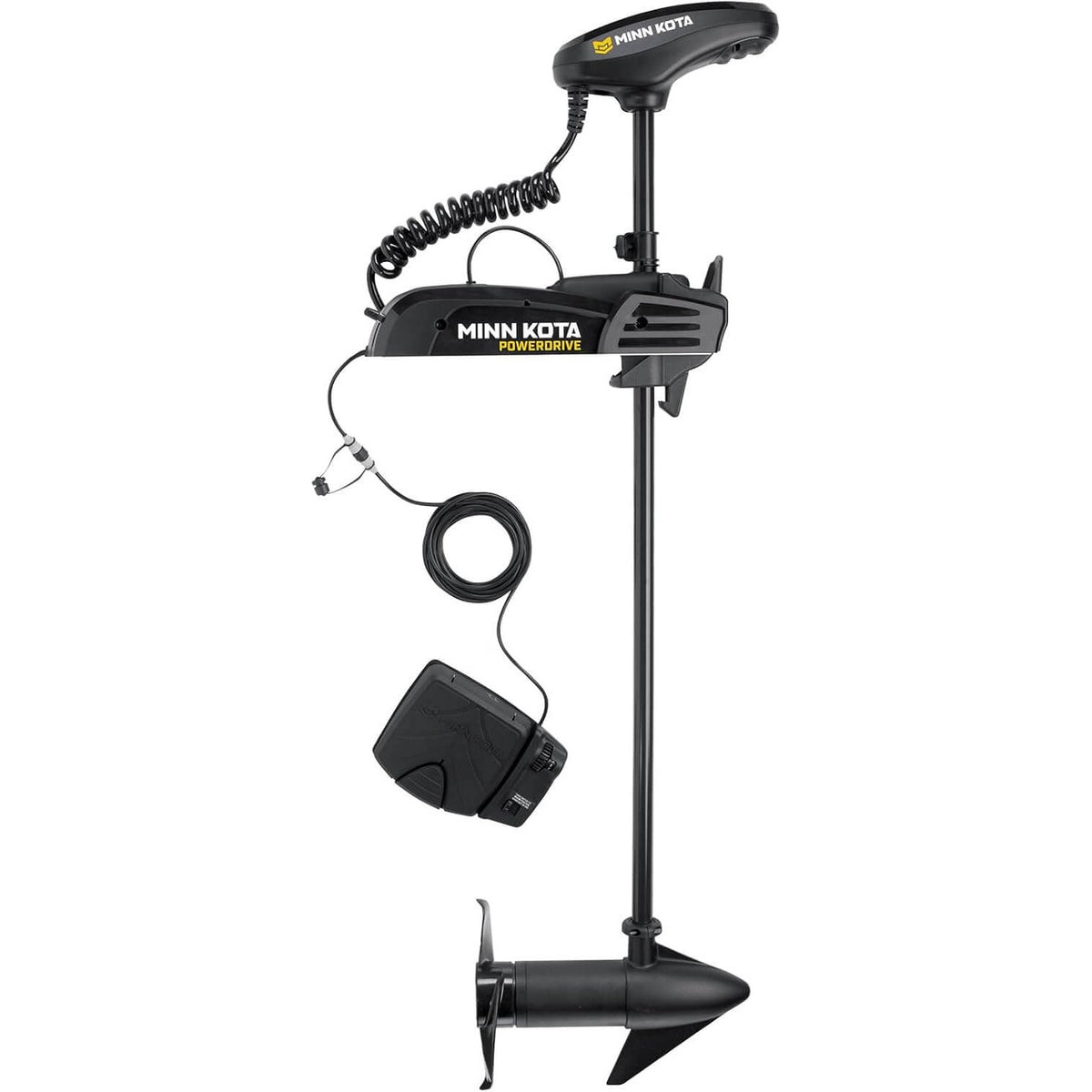 Minn Kota PowerDrive 55 lb thrust bow mount trolling motor with foot pedal and CHIRP sonar