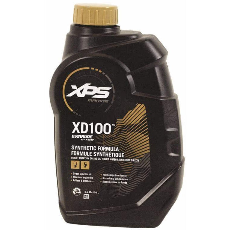 XPS Evinrude XD100 Marine 2-Stroke Outboard Oil 1 QT or 1 US Gal, 779710 / 779711