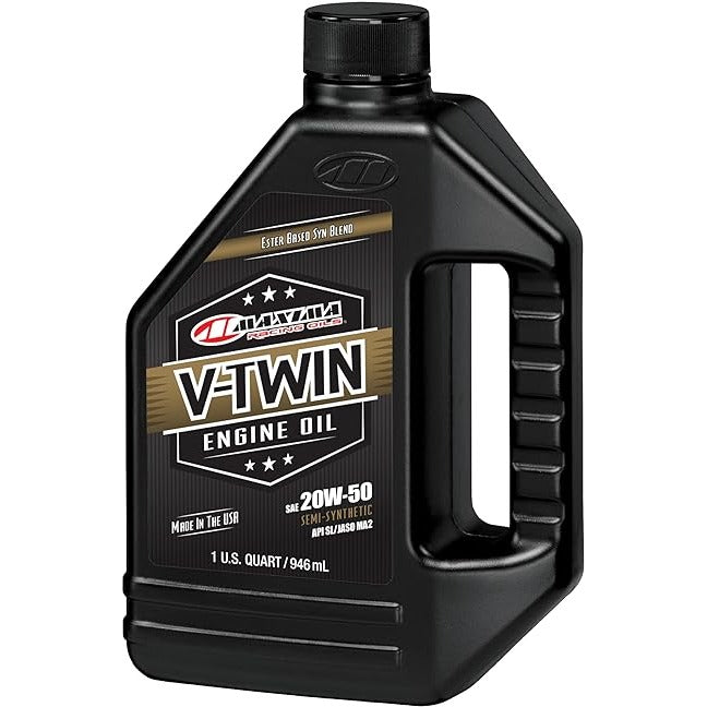 Maxima Racing Oils V-Twin Semi-Synthetic Blend 20W-50, 30-14901
