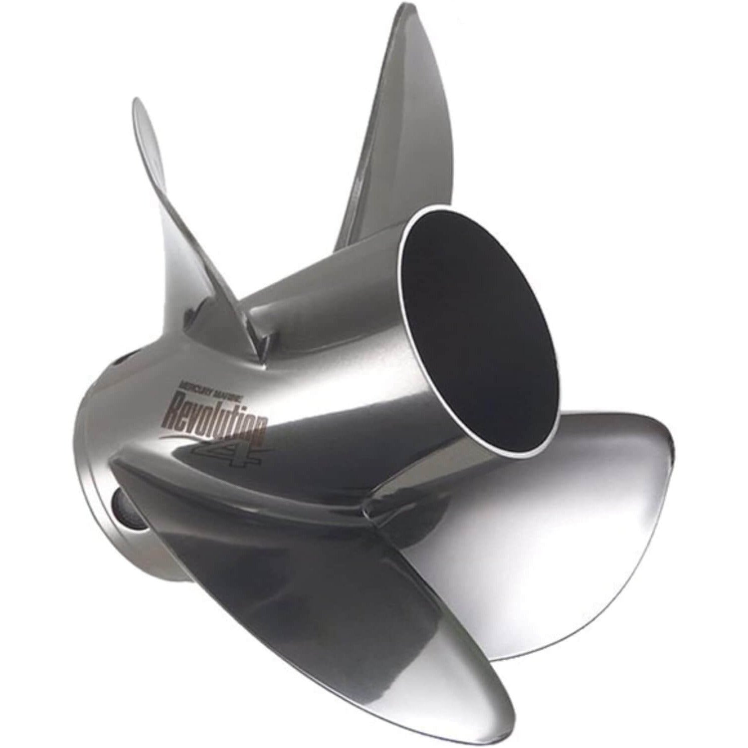 Mercury Marine Revolution 4 Right Hand Stainless Steel 14.6" X 17 4-Blade Propeller - 8M0151317