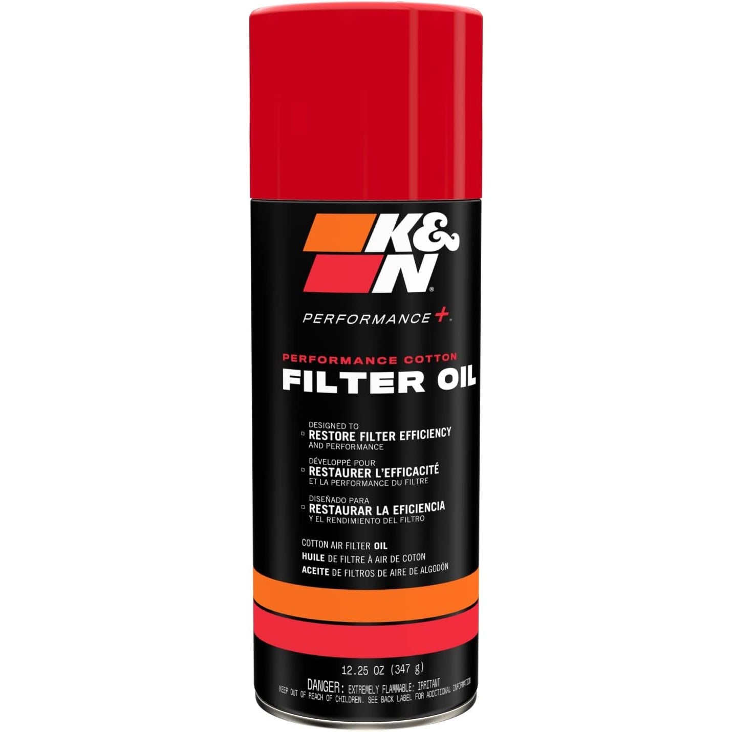 Huile pour filtre à air K&amp;N Filters - 12,25 oz - Aérosol, rouge 
