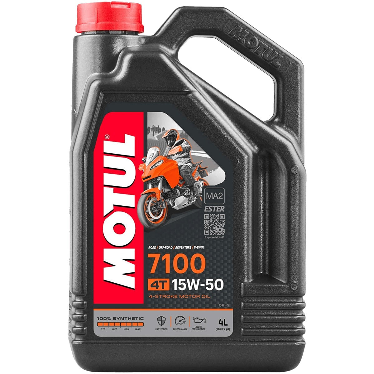 Motul 7100 Ester 15W50 Full Synthetic Engine Oil - Motorcycle Performance